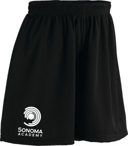 Augusta Ladies Mesh Short, Black